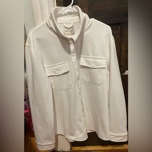 White Hoodie Shirt by Industry